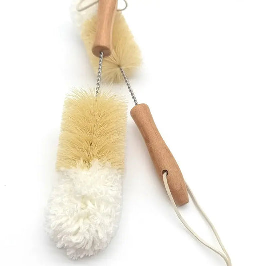 Blendit Eco-Friendly Bottle Brush – Soft Cotton Tip | Natural Bamboo Handle Blendit