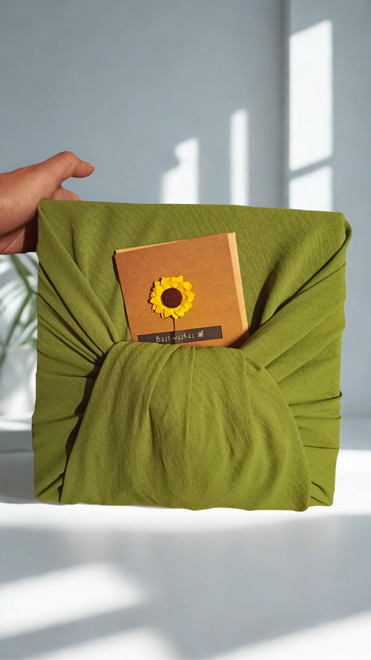 Matcha Set Gift Wrap (Reusable Furoshiki Style) Blendit