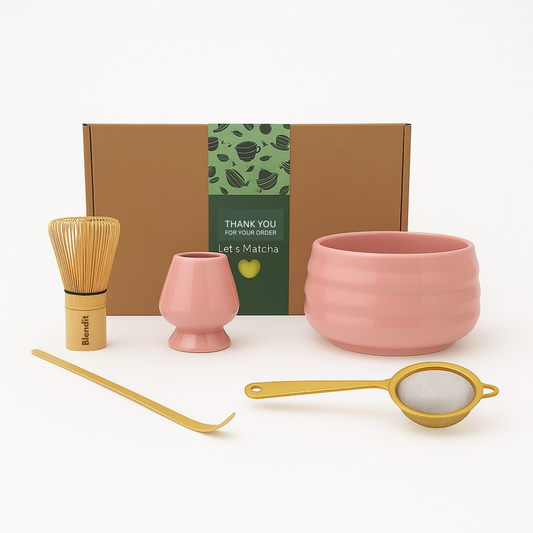 Matcha Starter Set – 4 Piece Essential Tools for Perfect Matcha Brewing Blendit