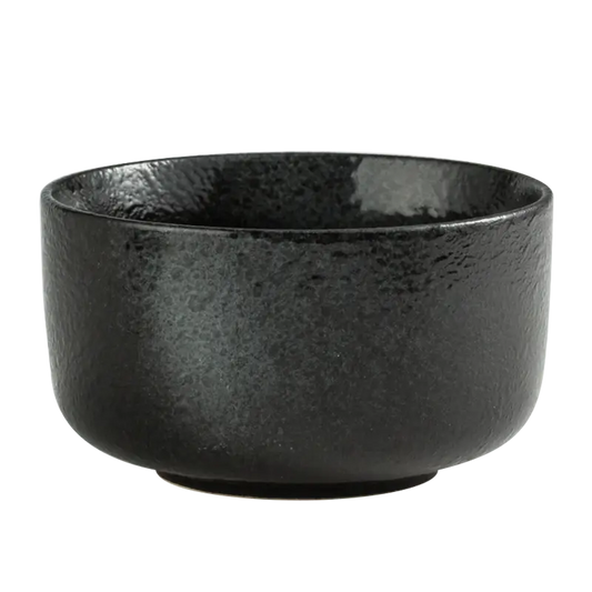 Japanese Matcha Bowl – Matte Black | 400ml Traditional Chawan for Tea Ceremony Blendit