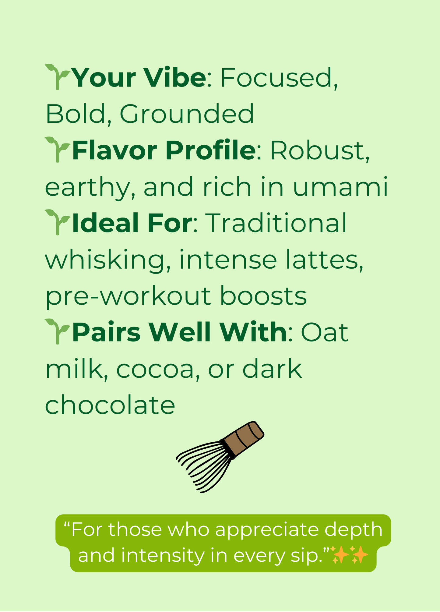 Bold Matcha – Organic Ceremonial Grade (Rich & Bold Flavor) Blendit