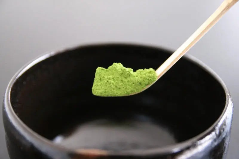 Eco-friendly bamboo spoon for matcha powder