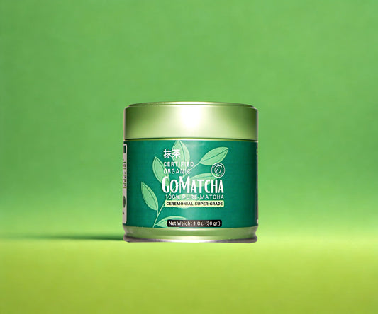 Organic ceremonial grade matcha powder GoMatcha by Blendit