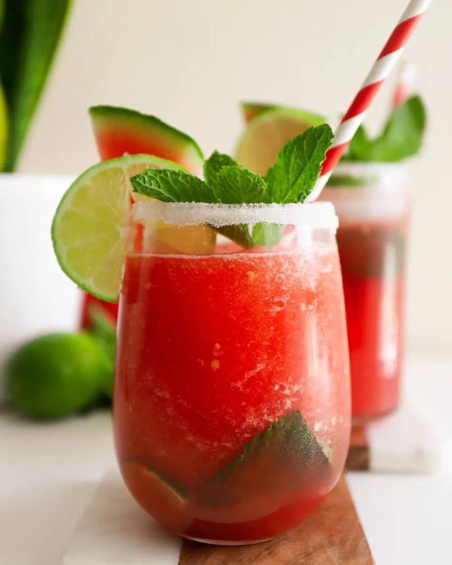 Minty Watermelon Refresher: An Easy Portable Blender Recipe🍉 😍