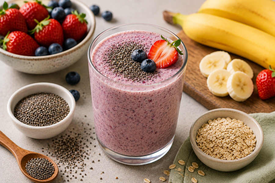Chia Seeds in Breakfast Drinks: Smoothies, Chia Water & Easy Morning Ideas