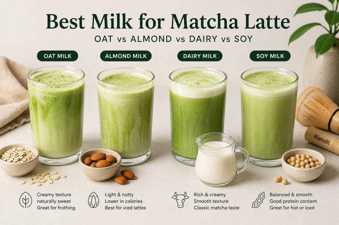 Best Milk for Matcha Latte: Oat vs Almond vs Dairy vs Soy