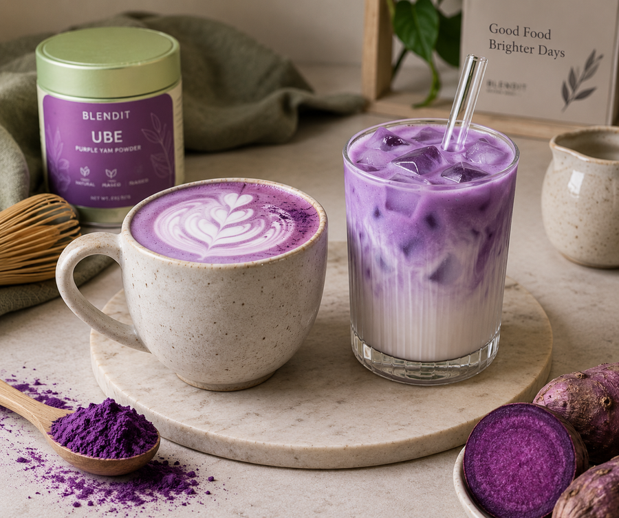 Ube Latte Recipe: Hot & Iced Purple Yam Latte