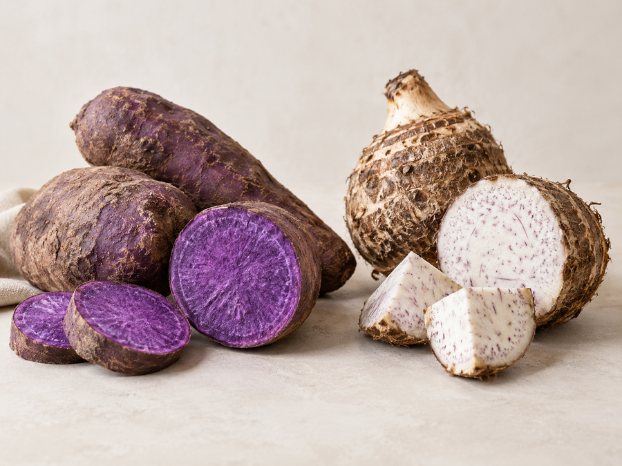 Ube vs Taro: Taste, Colour, Texture & Uses