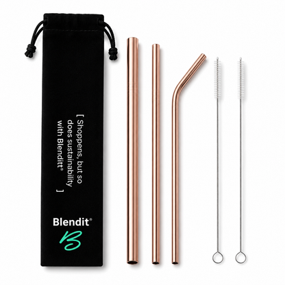 Blendit Premium Reusable Straw Set