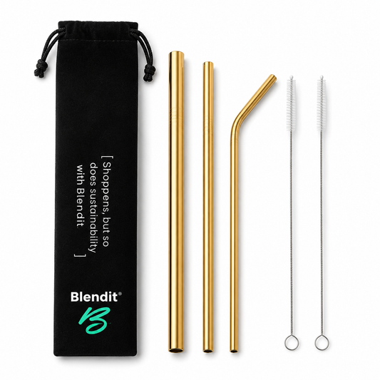 Blendit Premium Reusable Straw Set