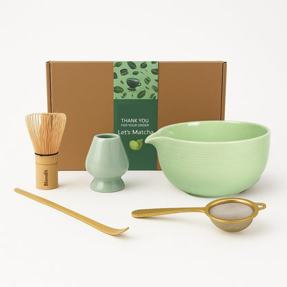 Matcha Premium Starter Set – 5 Essential Tools for Perfect Brewing