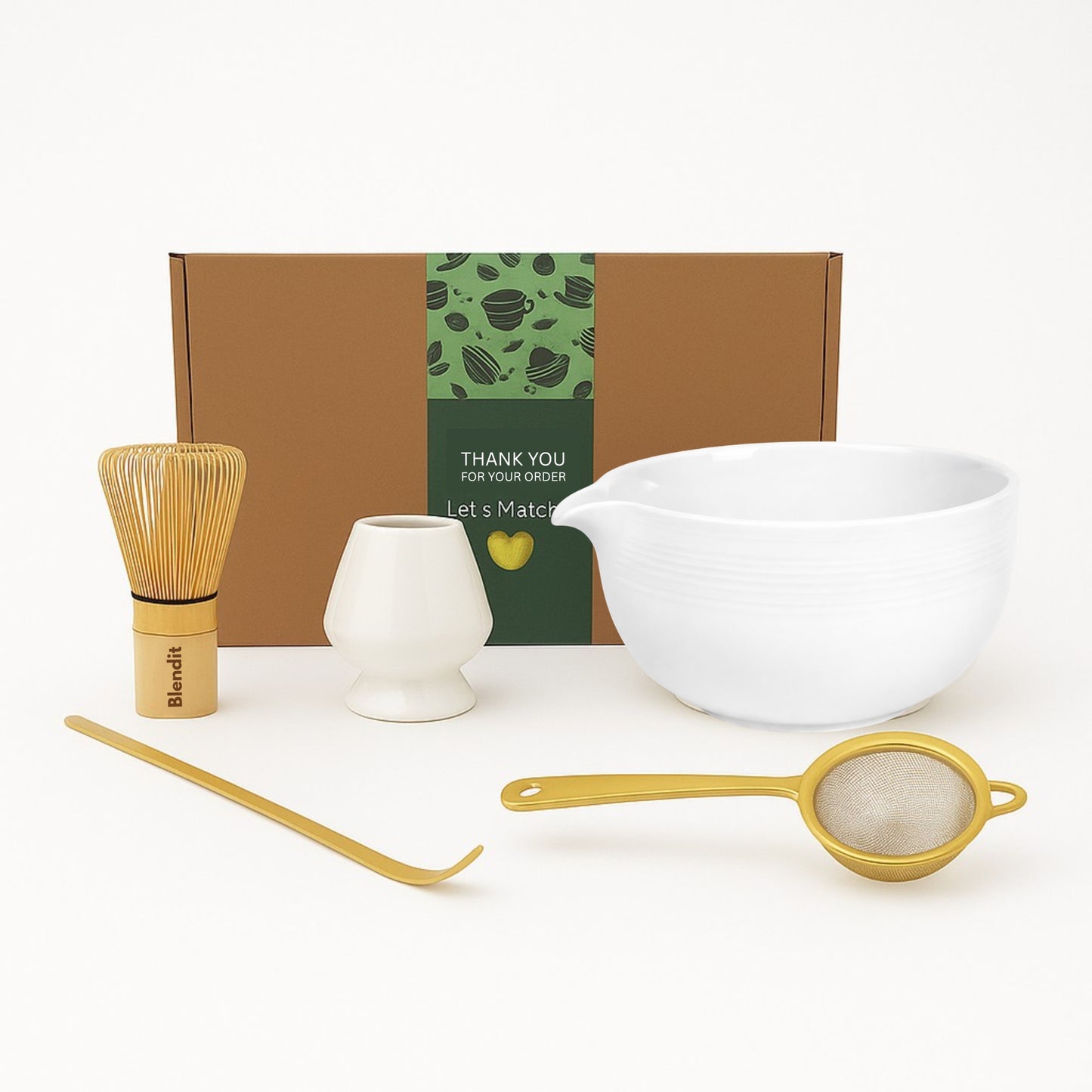 Matcha Premium Starter Set – 5 Essential Tools for Perfect Brewing
