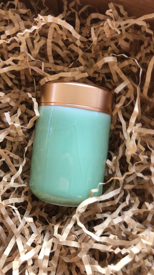 Ceramic Matcha Storage Jar – 100ml | Leaf-Textured Design Blendit