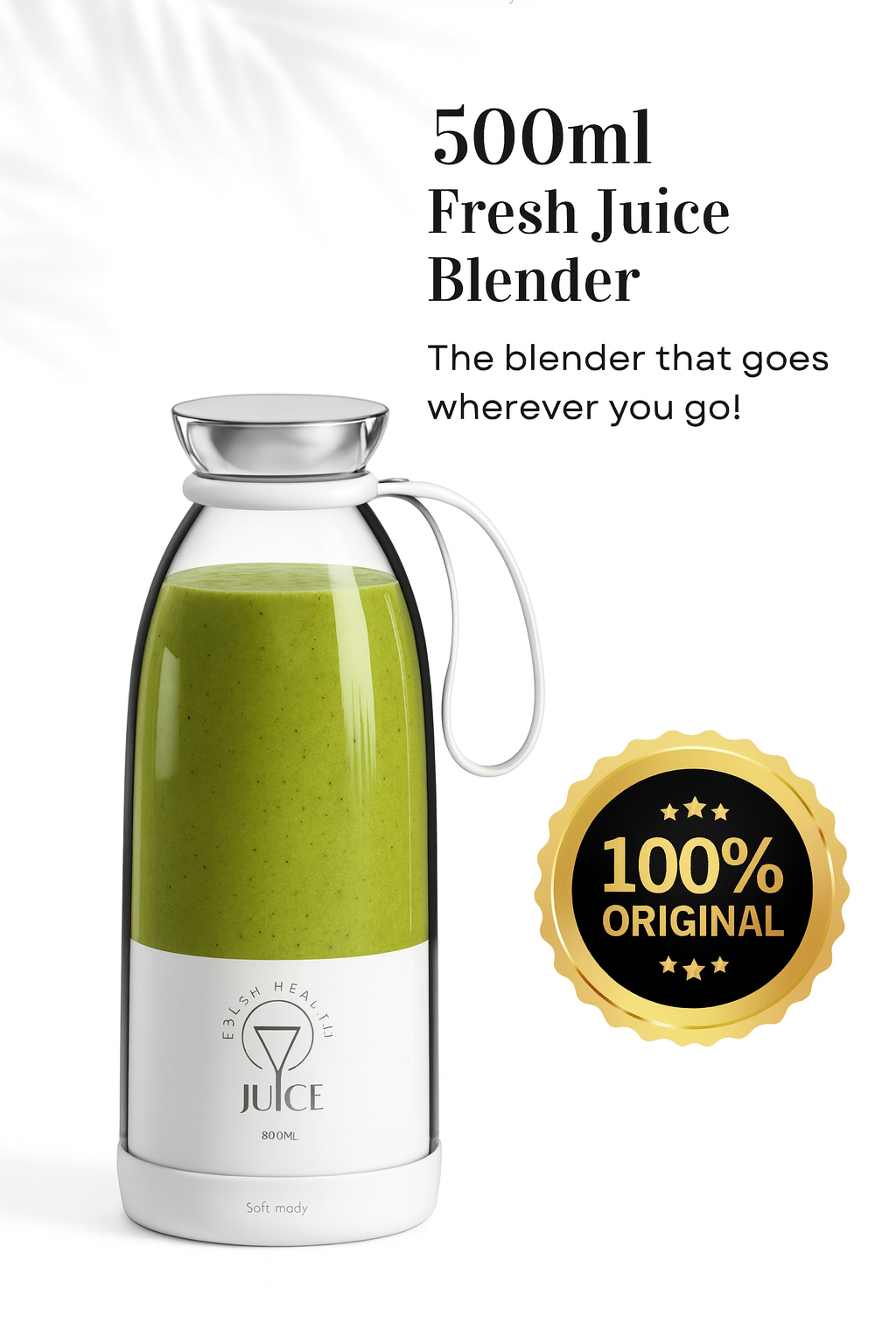 500ml Fresh Health Juice Blender by Blendit – Portable & Rechargeable Blendit