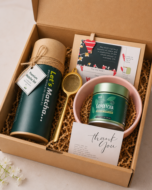 Matcha Ceremonial Set – 5 Tools + 30g Organic GoMatcha