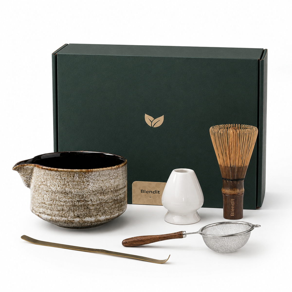 ⭐ Exclusive 5-Piece Japanese Matcha Set – Limited Edition (500ml)