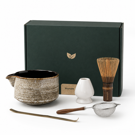 ⭐ Exclusive 5-Piece Japanese Matcha Set – Limited Edition (500ml)