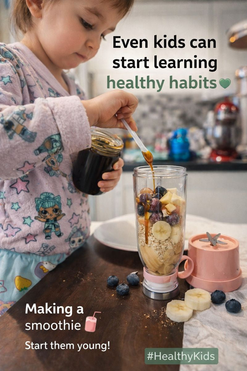 Kids Limited Edition Fresh Juice Blender (350ML) + FREE Stickers