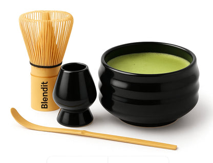 Matcha Starter Set – 5 Piece Essential Tools for Perfect Matcha Brewing Blendit