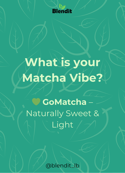 GoMatcha – Naturally Sweet Organic Ceremonial Grade Matcha Blendit