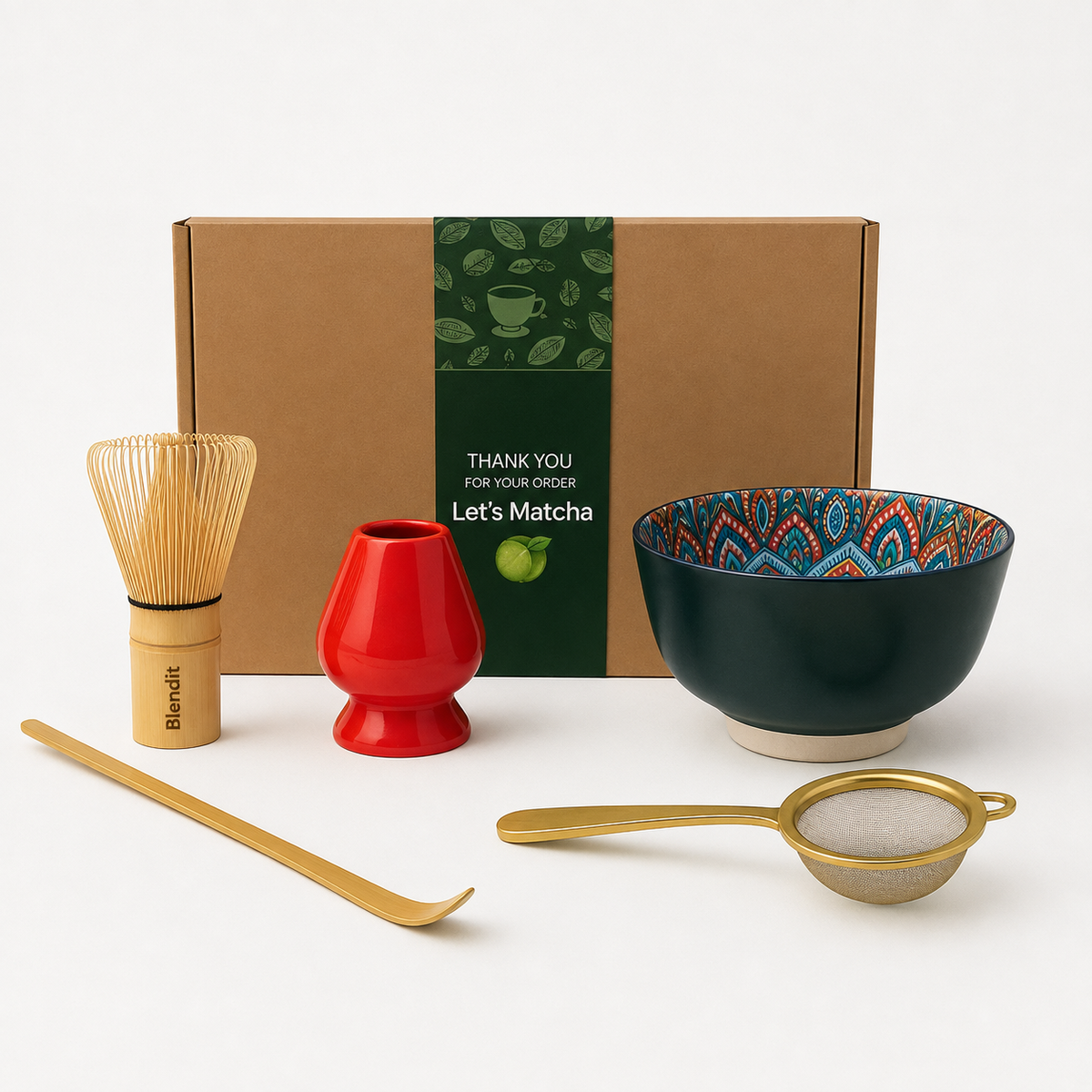 Handcrafted Premium Matcha Set – 380ml Bowl (Multiple Colors)
