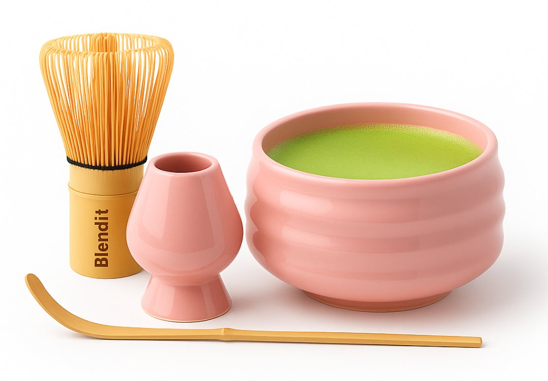 Matcha Starter Set – 5 Piece Essential Tools for Perfect Matcha Brewing Blendit