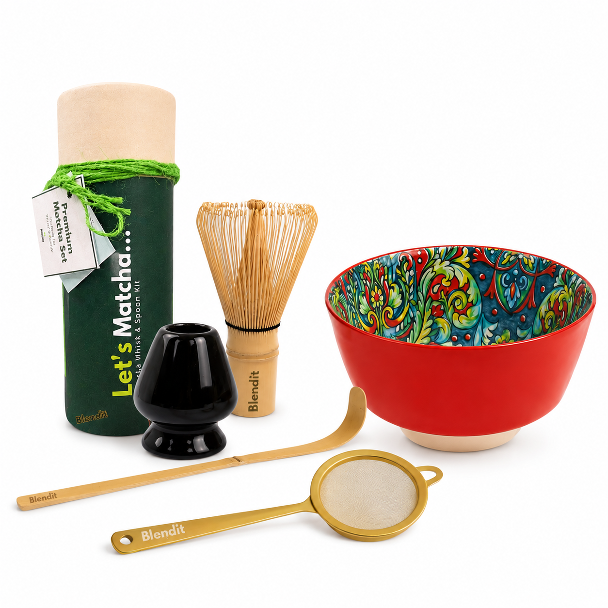 Handcrafted Premium Matcha Set – 380ml Bowl (Multiple Colors)