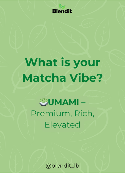 Umami Matcha – Premium Organic Ceremonial Grade from Japan Blendit