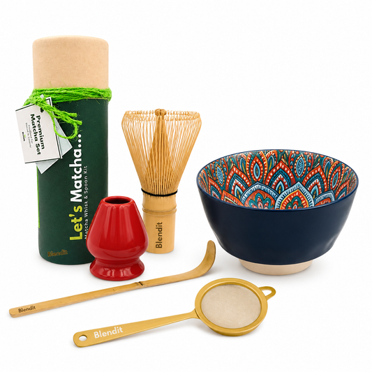 Handcrafted Premium Matcha Set – 380ml Bowl (Multiple Colors)